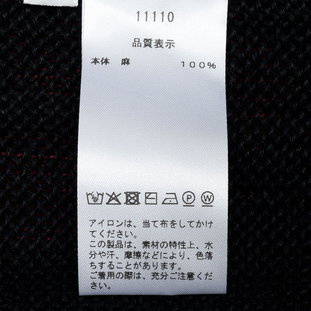 RENCONTRANT(レンコントラント) リネンクルーネックニット 11110 16061403172