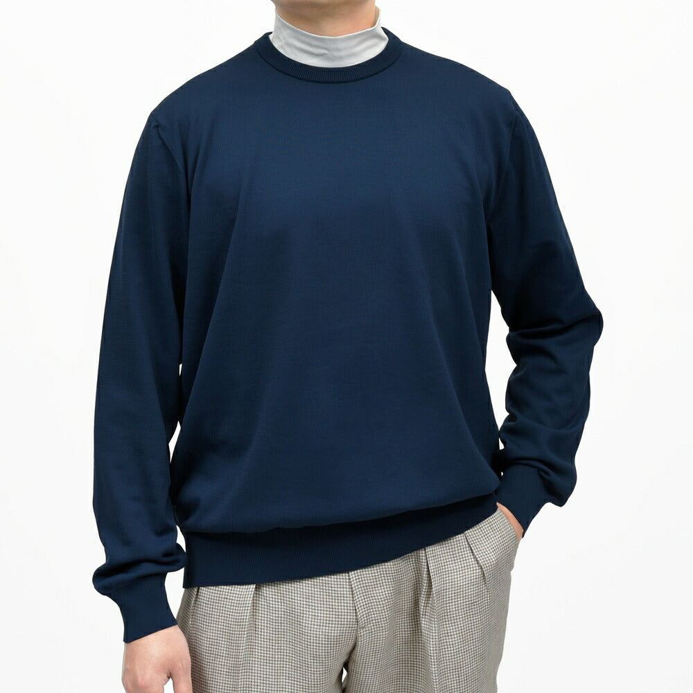 SLOANE(スローン) guji golf別注ウォッシャブルクルーネックニット SL8S612-S10 16061600210