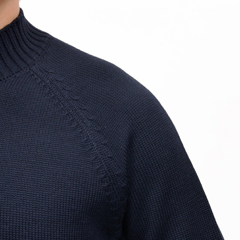 ZANONE(ザノーネ) 5ゲージウールモックネックニット SLIM FIT/472-65403 16062000052