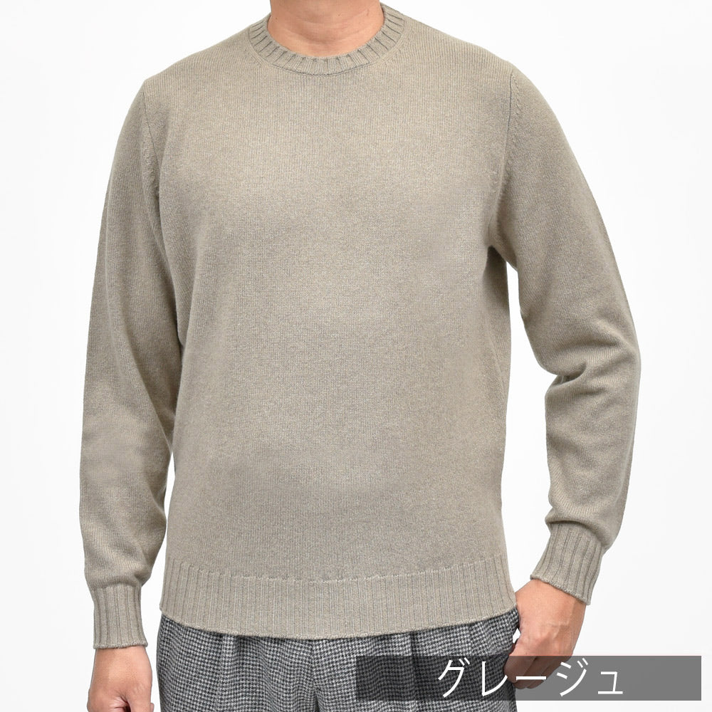 FILIPPO DE LAURENTIIS(フィリッポ デ ローレンティス)7ゲージウールカシミアクルーネックニット 5GC3ML60 16062001109