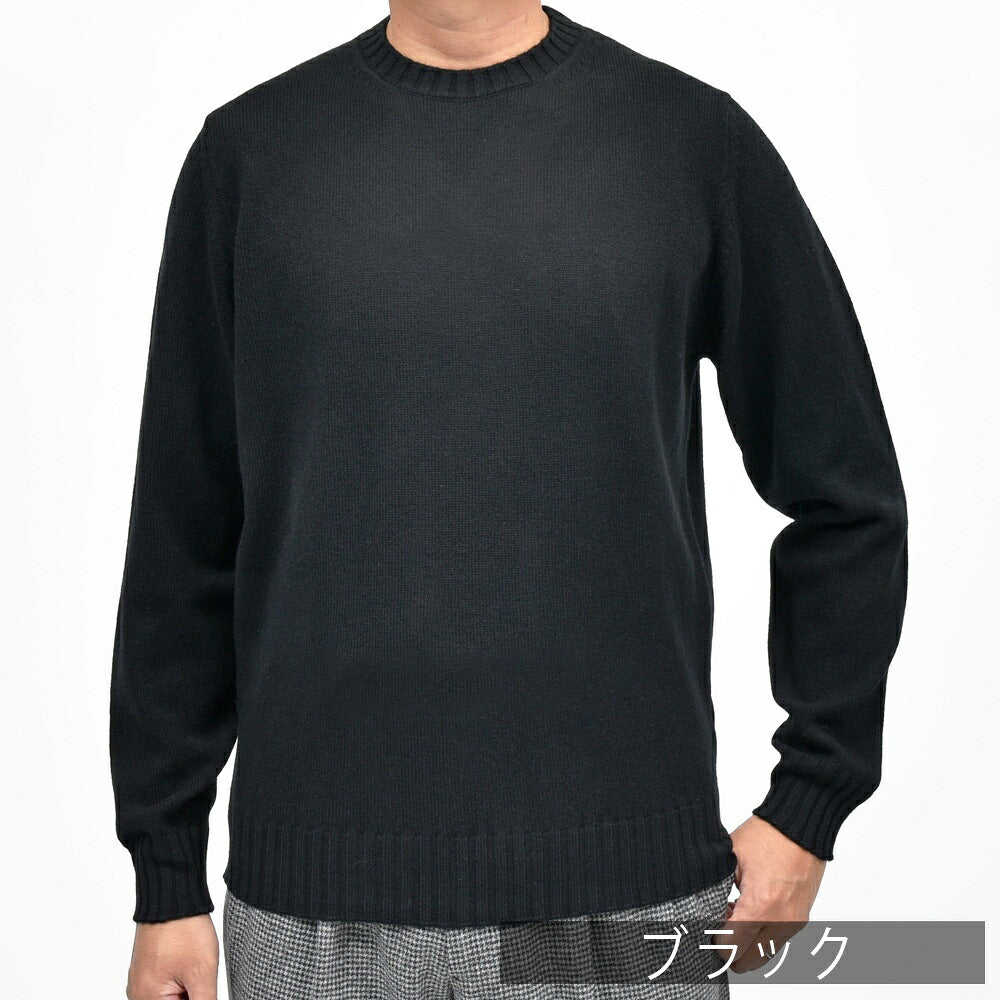 FILIPPO DE LAURENTIIS(フィリッポ デ ローレンティス)7ゲージウールカシミアクルーネックニット 5GC3ML60 16062001109