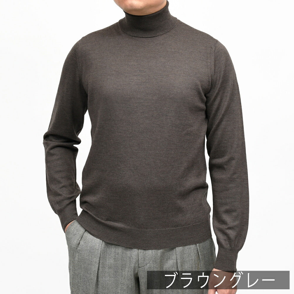 GRAN SASSO(グランサッソ)12ゲージウールタートルネックニット 55157/14290 16062002035