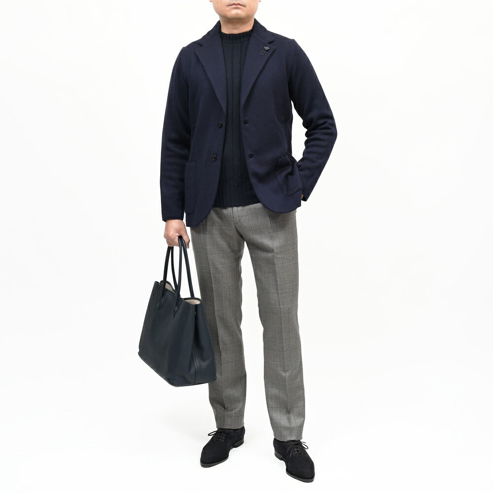 LARDINI(ラルディーニ) ウールミラノリブニットジャケット CNCJLJM56/CN65000 16062004109
