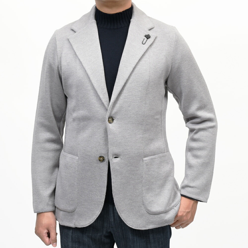 LARDINI(ラルディーニ) ウールミラノリブニットジャケット CNCJLJM56/CN65000 16062004109
