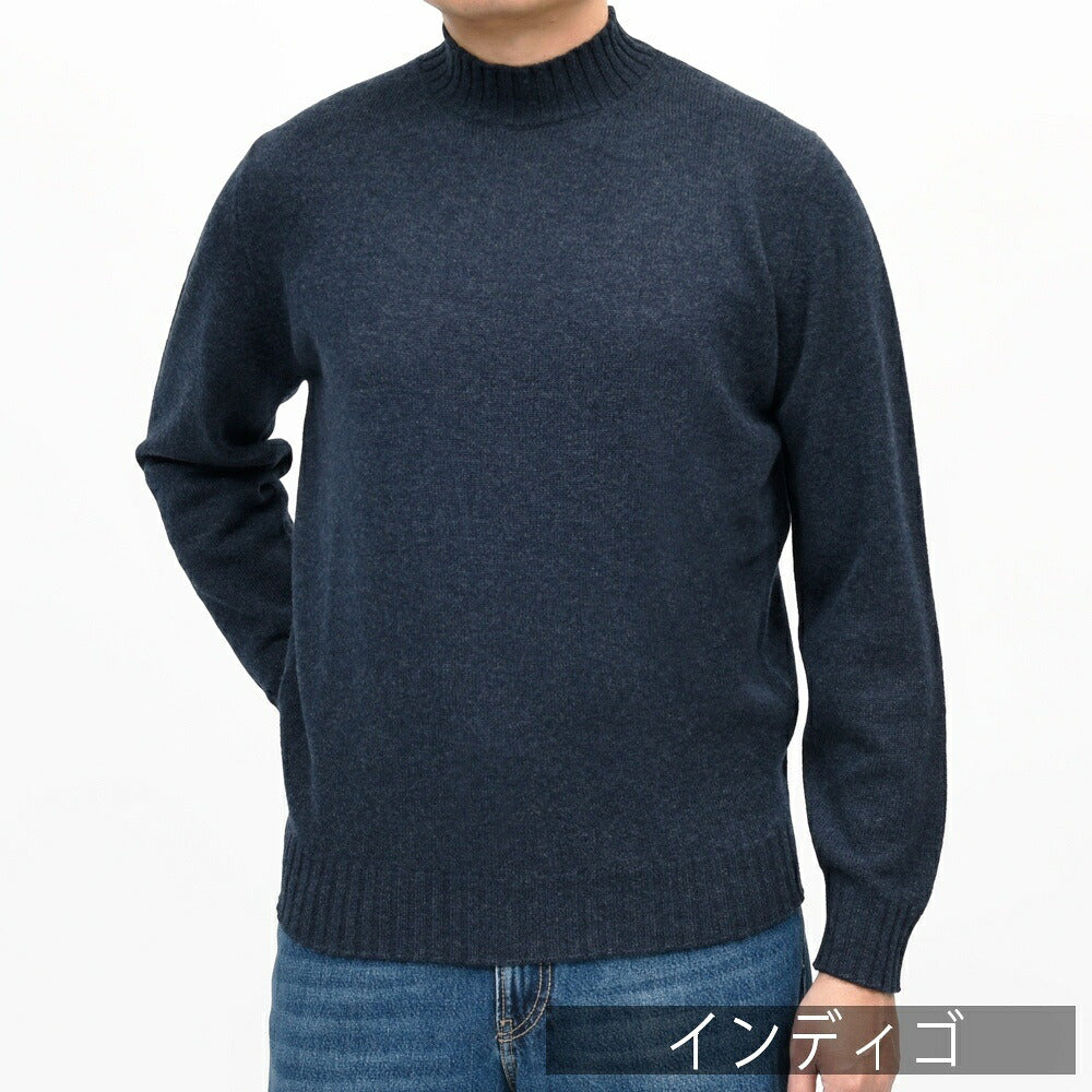 FILIPPO DE LAURENTIIS(フィリッポ デ ローレンティス)7ゲージウールカシミアモックネックニット 5LU3ML60 16062008109