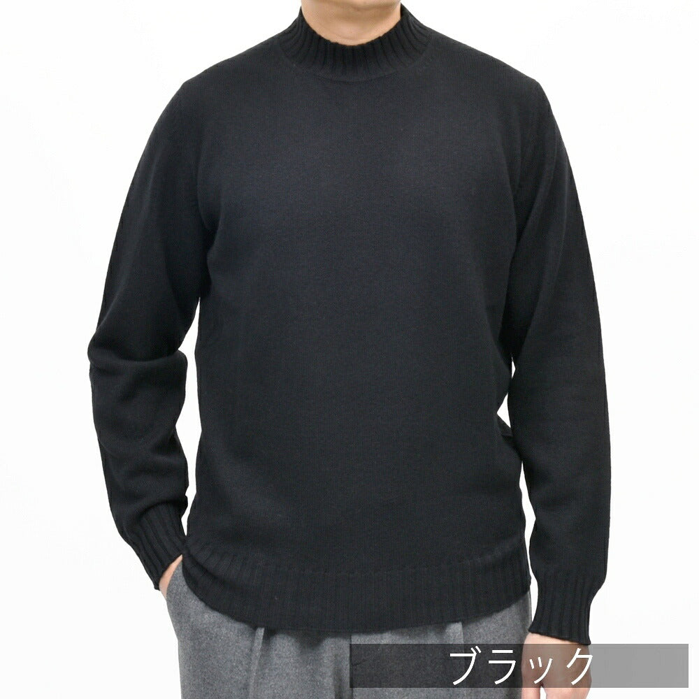 FILIPPO DE LAURENTIIS(フィリッポ デ ローレンティス)7ゲージウールカシミアモックネックニット 5LU3ML60 16062008109