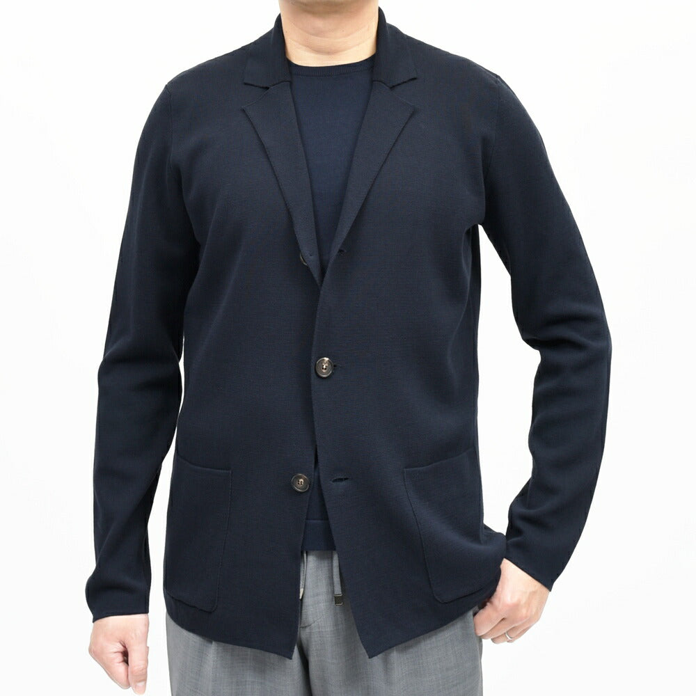 ZANONE(ザノーネ) コットンミラノリブニットジャケット 472-55701(M) 16065302052