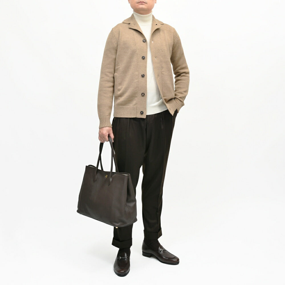 ZANONE(ザノーネ)5ゲージウールシャツカラーニットカーディガン KOBE/SLIM FIT/810180/ZR229/65802 16066000052