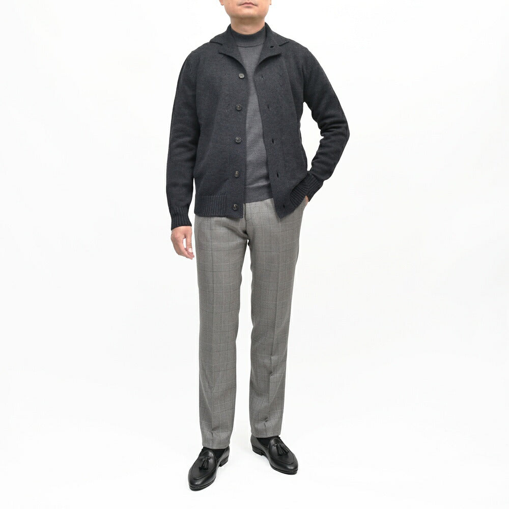 ZANONE(ザノーネ)5ゲージウールシャツカラーニットカーディガン KOBE/SLIM FIT/810180/ZR229/65802 16066000052