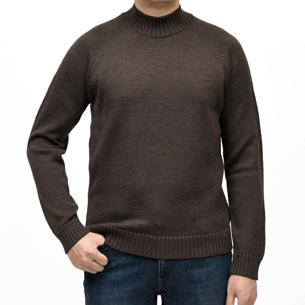 ZANONE(ザノーネ)<br>5ゲージウールモックネックニット SLIM FIT/472-65403(M) 16066300052