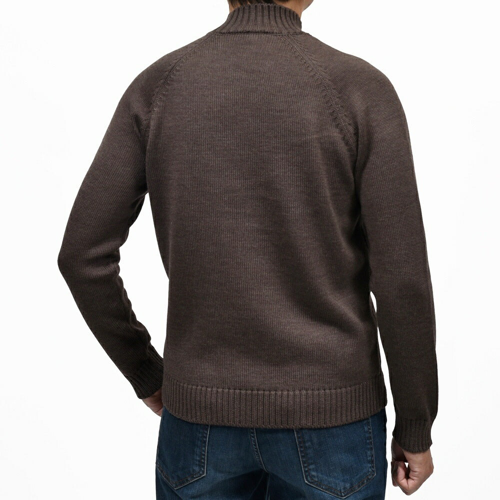 ZANONE(ザノーネ)<br>5ゲージウールモックネックニット SLIM FIT/472-65403(M) 16066300052