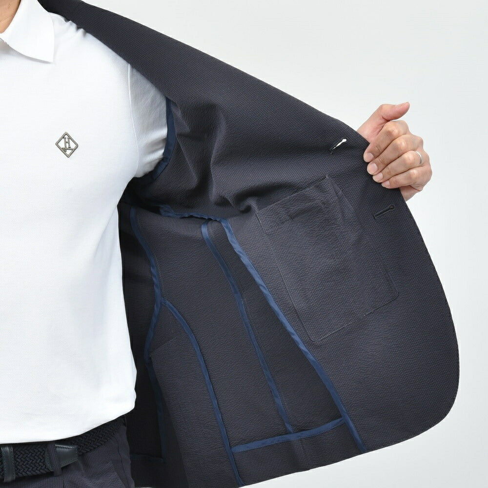 HERNO(ヘルノ) テックシアサッカー2Bジャケット GA000192U-12684 17061600132