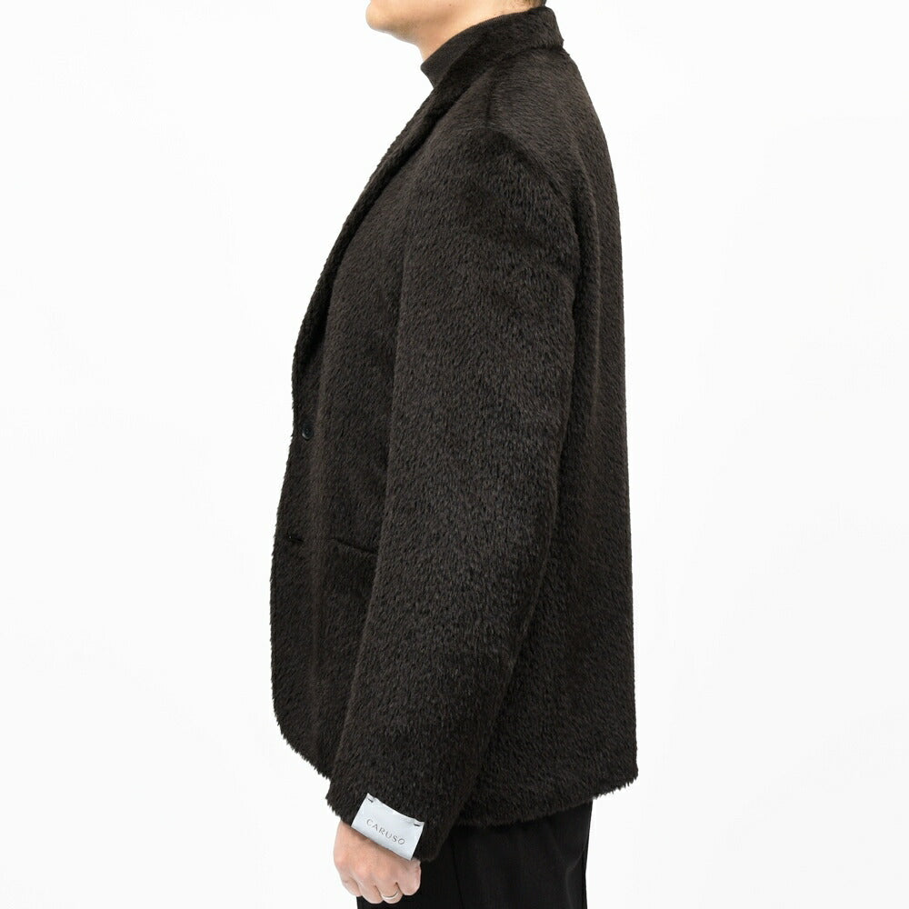 CARUSO(カルーゾ) ZERO JACKETゼロジャケット アルパカウールシャギー2Bジャケット NPN2M200Z 17052001025