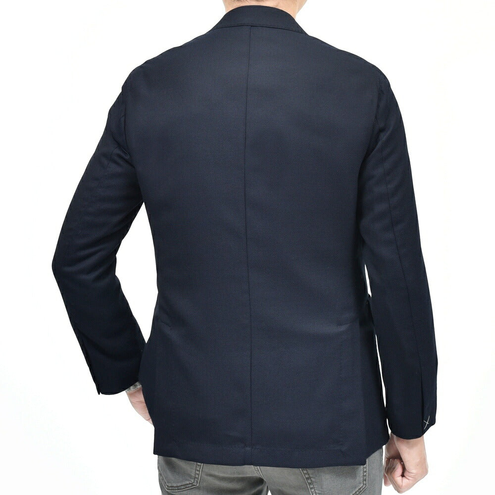 BARBA(バルバ) B ACTIVEビーアクティブ ウールホップサック2Bジャケット(メタルボタン) 487-41761 17052011052