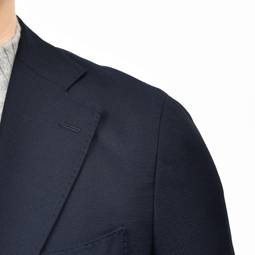 BARBA(バルバ) B ACTIVEビーアクティブ ウールホップサック2Bジャケット(メタルボタン) 487-41761 17052011052