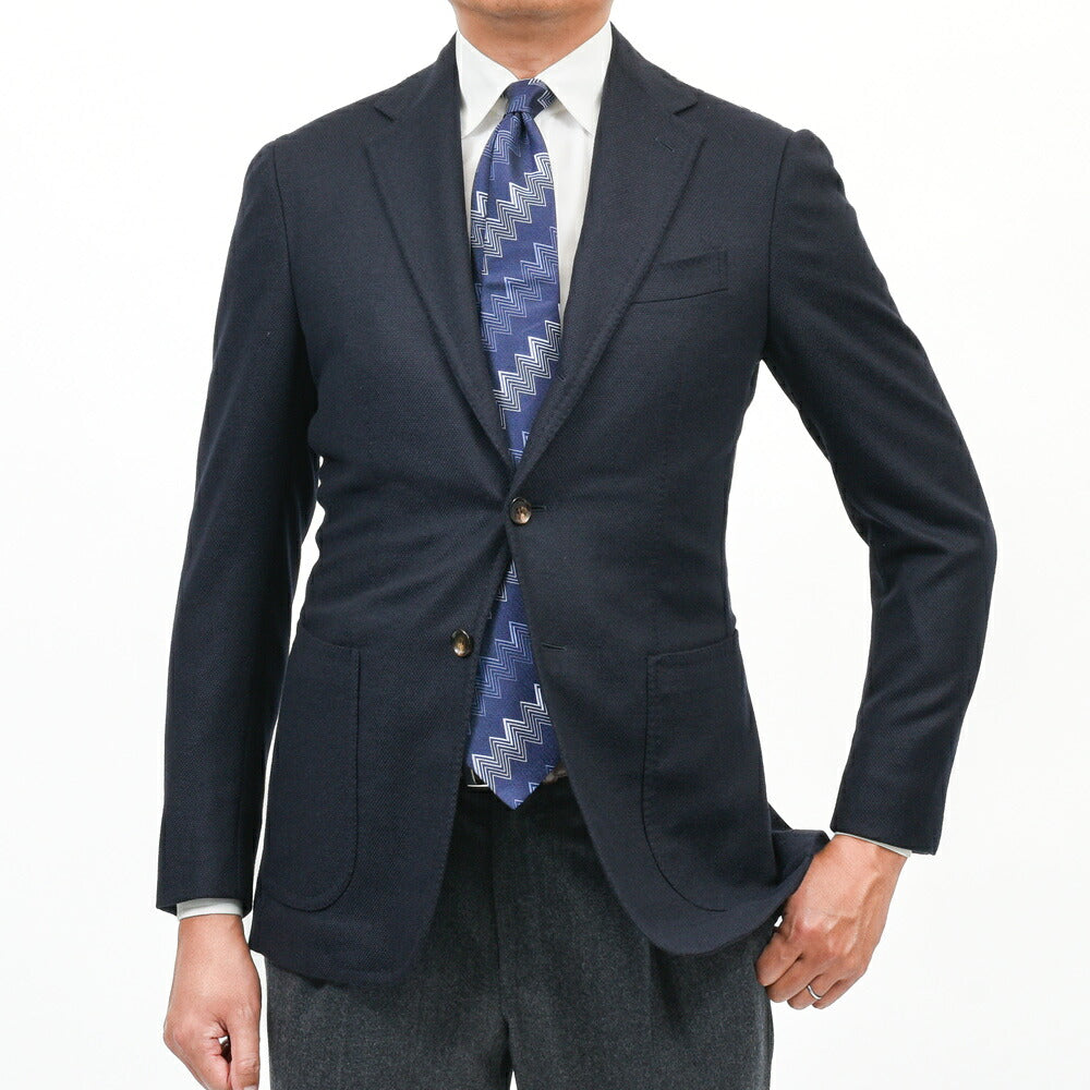 STILE LATINO(スティレ ラティーノ)ウールカシミヤストレッチホップサック3Bジャケット / VINCENZO 17052204025
