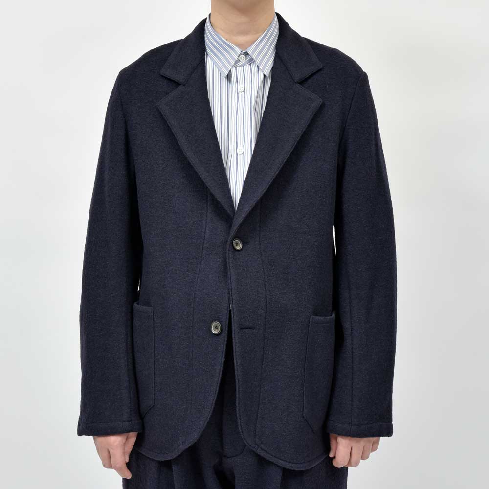 la favola(ラファーヴォラ) ウールナイロンジャージ2Bジャケット SHORT JACKET J31 17052400146