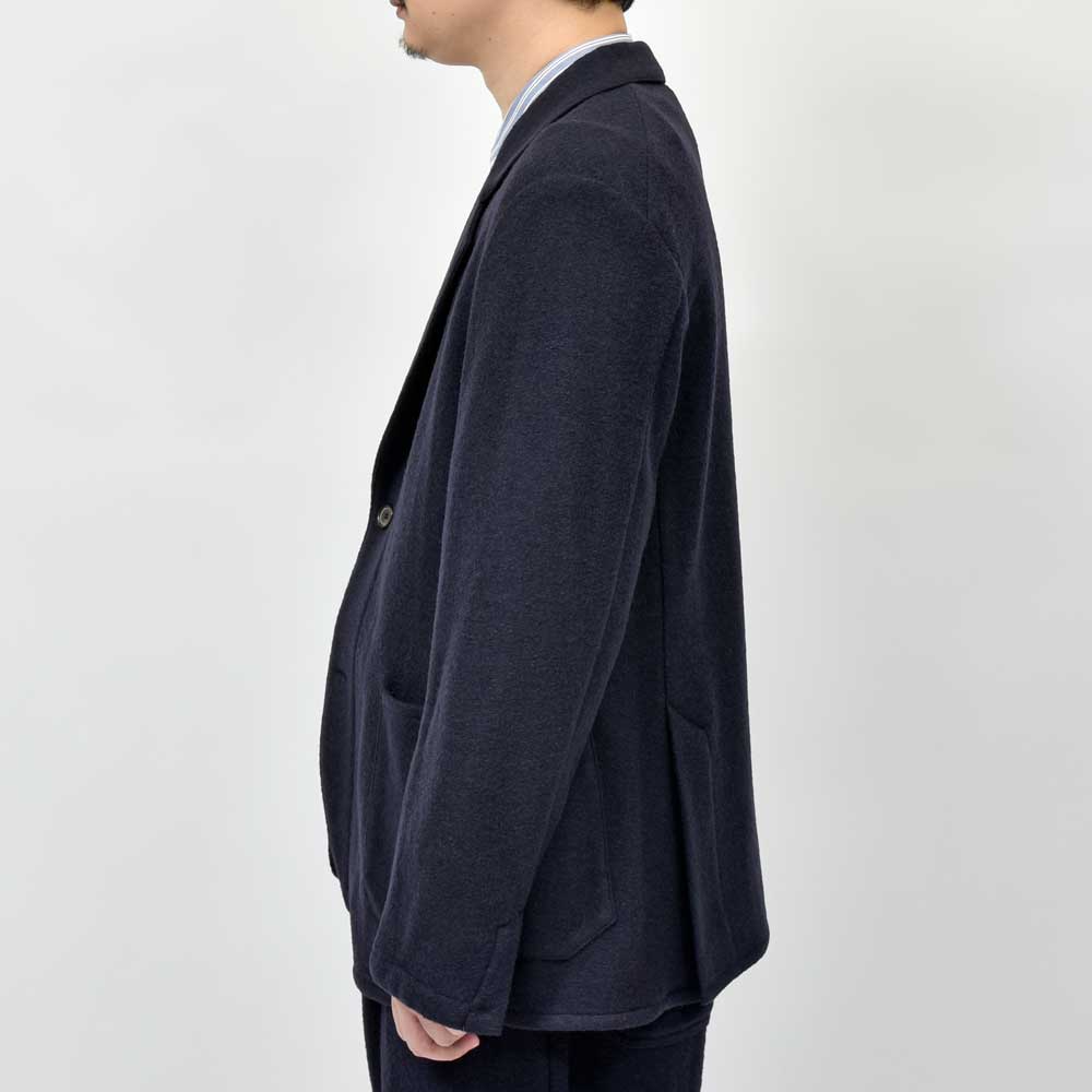 la favola(ラファーヴォラ) ウールナイロンジャージ2Bジャケット SHORT JACKET J31 17052400146