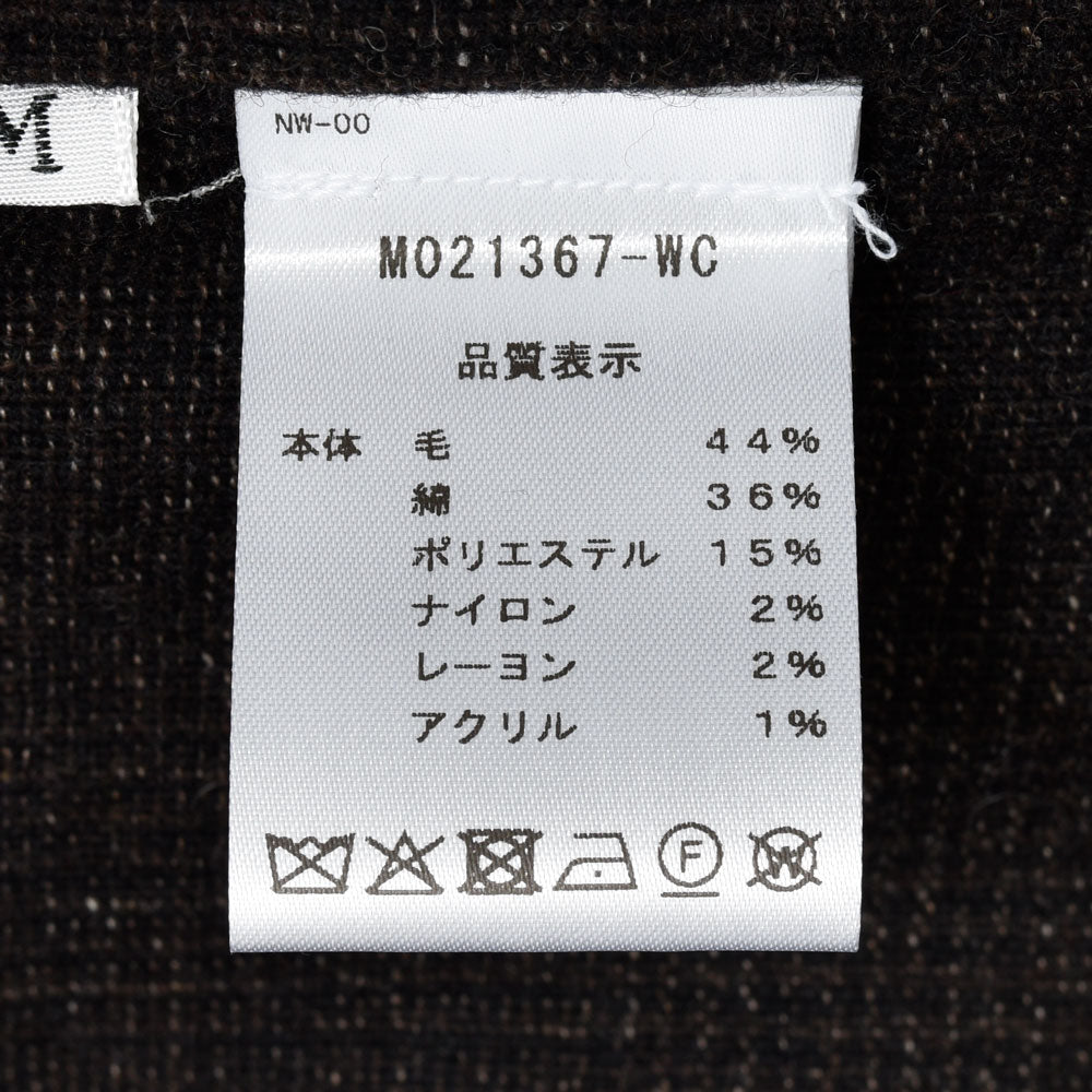 moncao(モンサオ) ウールコットングレンチェック4Bダブルジャケット M021367 17052400172