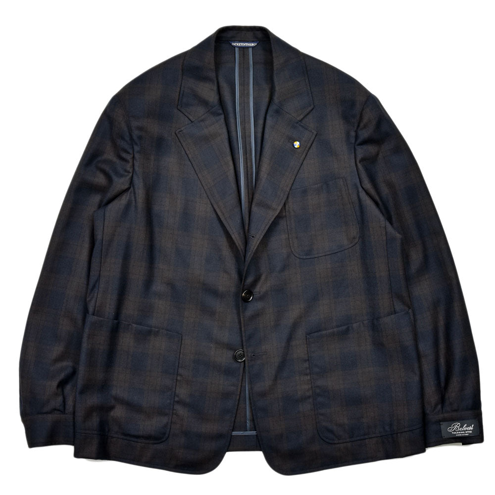 Belvest(ベルベスト) ウールタータンチェックアトリエジャケット G10344-31044 JACKET IN THE BOX 17056400020