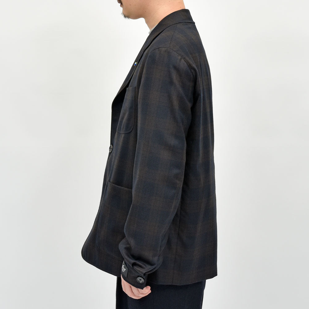 Belvest(ベルベスト) ウールタータンチェックアトリエジャケット G10344-31044 JACKET IN THE BOX 17056400020
