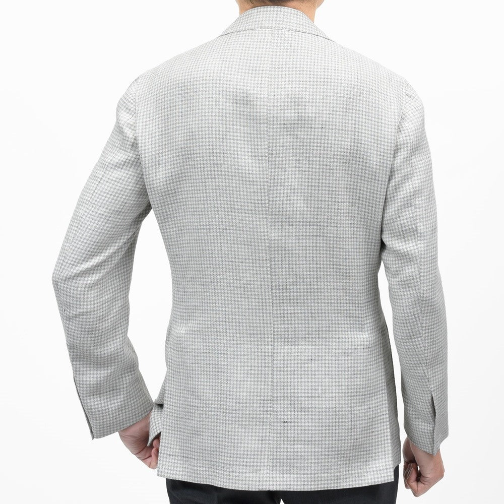 TITO ALLEGRETTO(ティト アレグレット) リネンウールライトツィードギンガムチェック3Bジャケット TA-05-261-019 17061001142