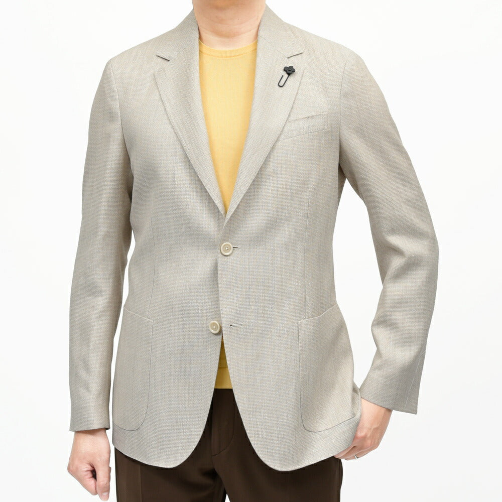 LARDINI(ラルディーニ) ROMAローマ ウールリネンホップサック2Bジャケット CNJ6202Q/PAIF66508 17061003109
