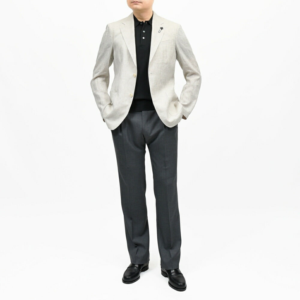 LARDINI(ラルディーニ) RIETIリエティ リネンソリッド2Bライトジャケット JD6205/PAIF66808 17061004109