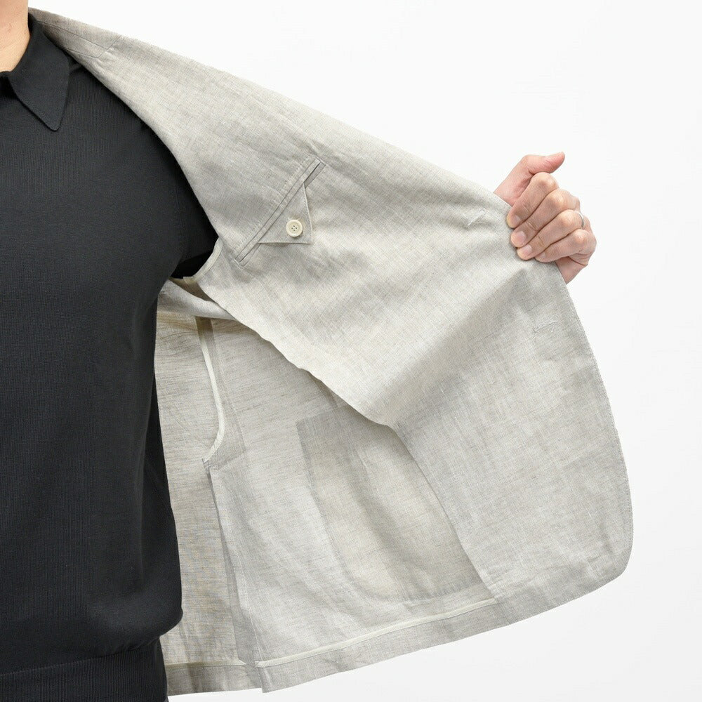 LARDINI(ラルディーニ) RIETIリエティ リネンソリッド2Bライトジャケット JD6205/PAIF66808 17061004109