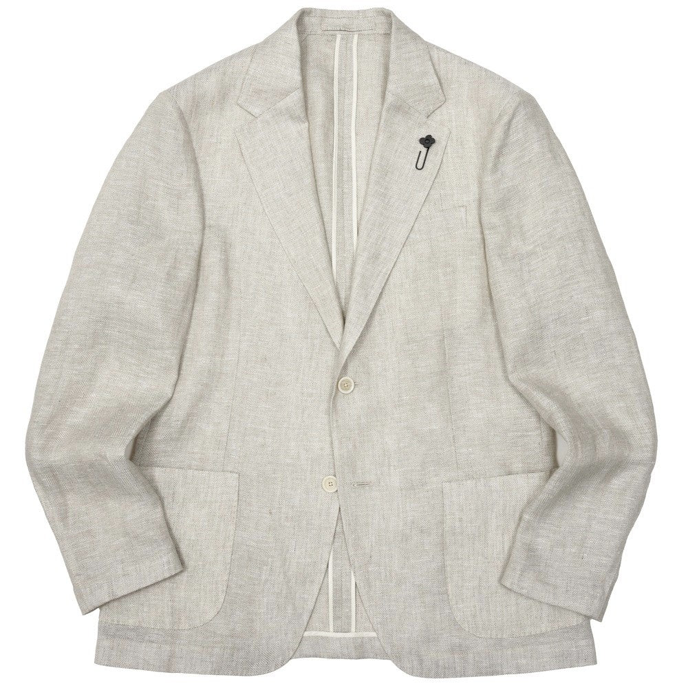 LARDINI(ラルディーニ) RIETIリエティ リネンヘリンボーン2Bライトジャケット JD6205/PAIF66810 17061005109