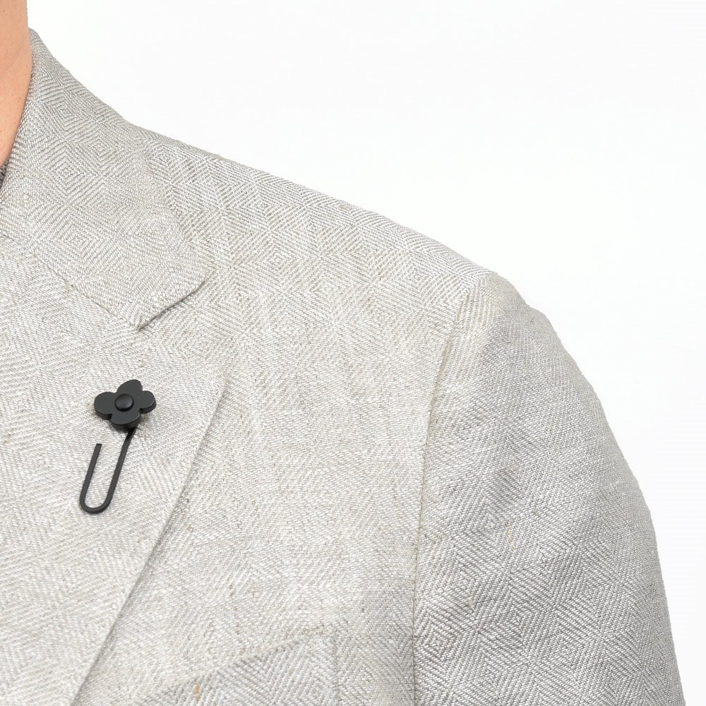 LARDINI(ラルディーニ) RIETIリエティ リネンヘリンボーン2Bライトジャケット JD6205/PAIF66810 17061005109