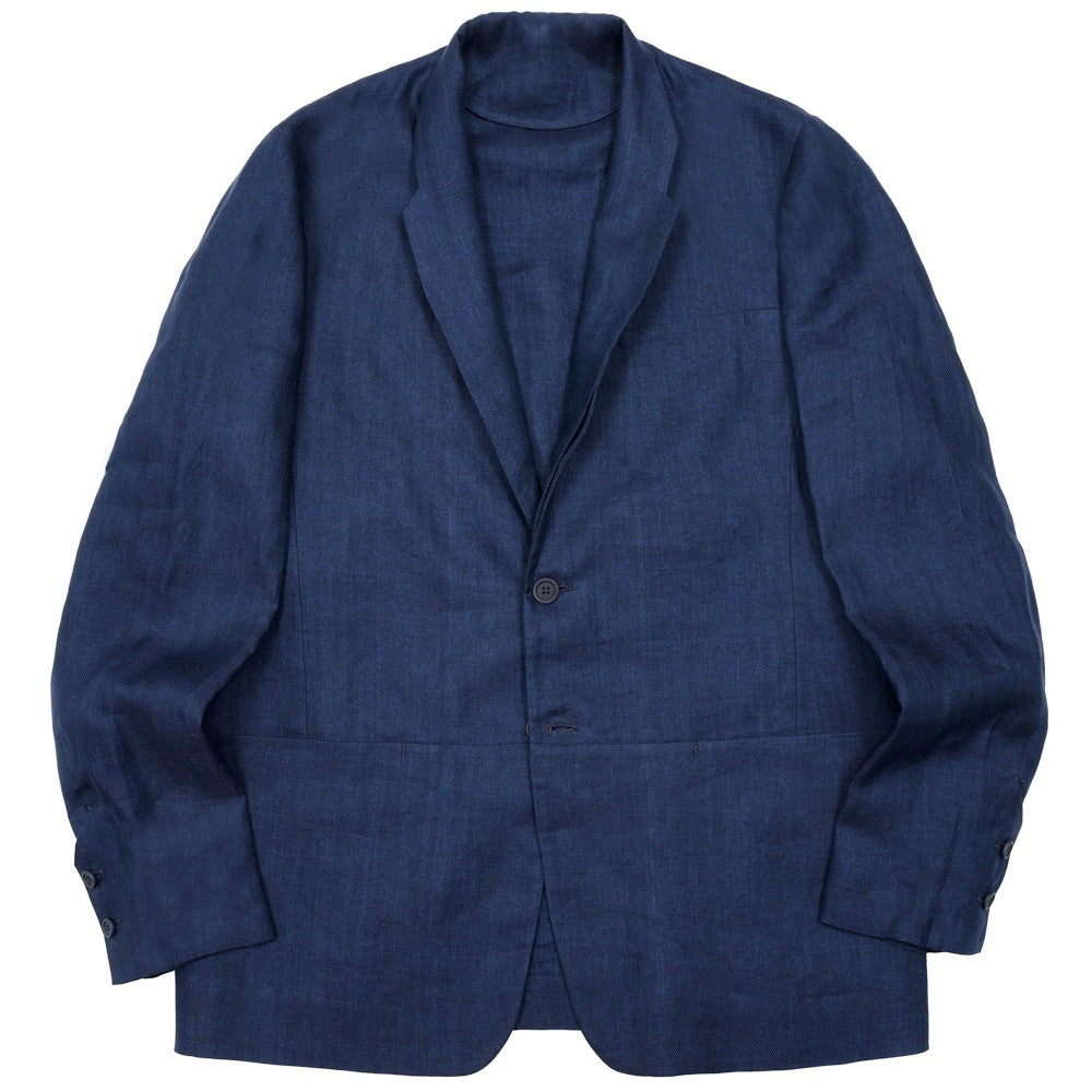 SEASE(シーズ) ELLEN BLAZER2.0 リネンコットンヘリンボーンスタンドカラージャケット JB033TN403 17061008039