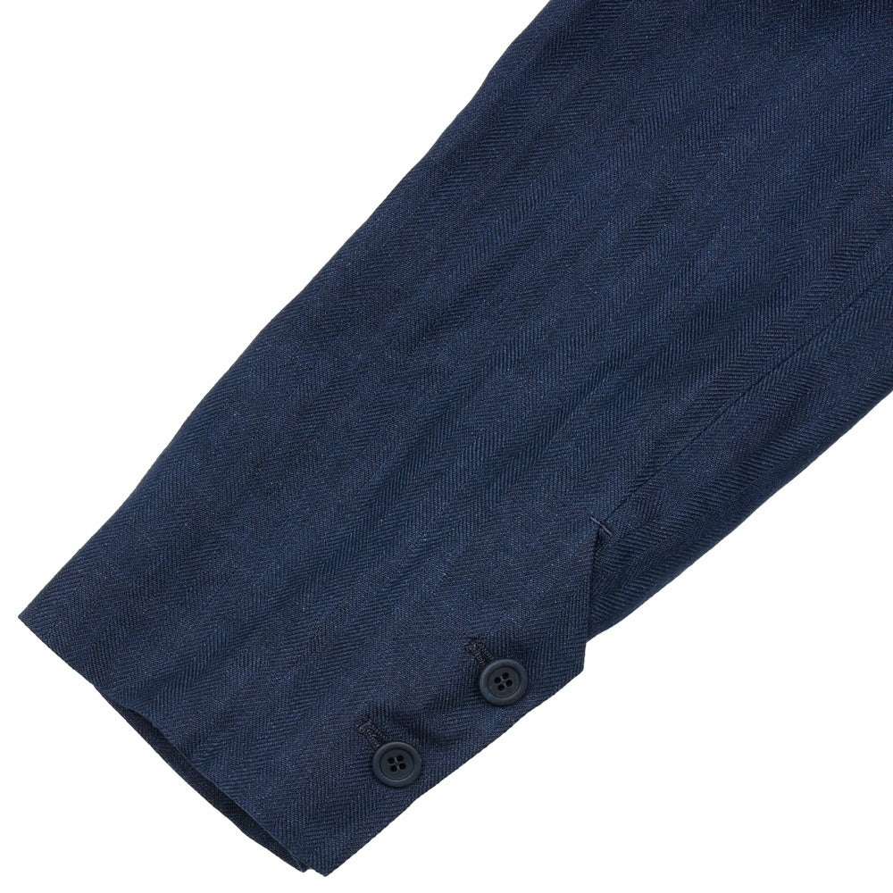 SEASE(シーズ) ELLEN BLAZER2.0 リネンコットンヘリンボーンスタンドカラージャケット JB033TN403 17061008039