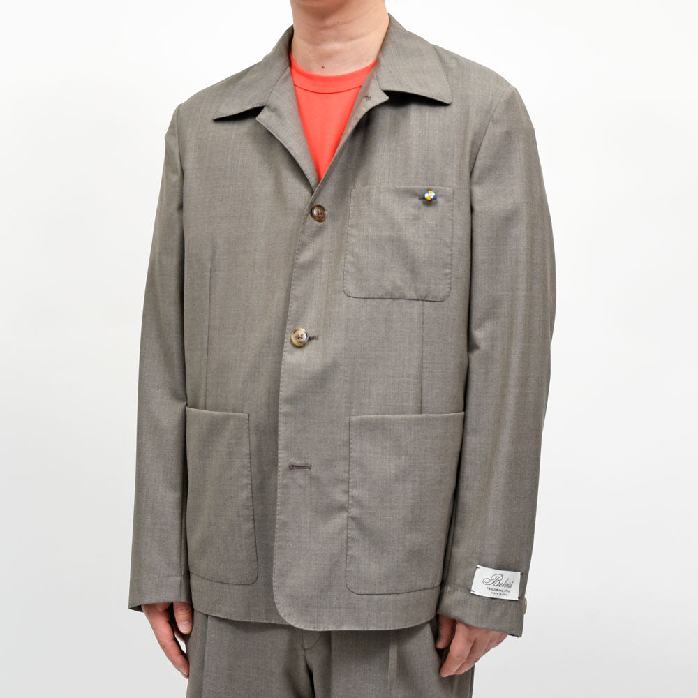 Belvest(ベルベスト) ウールカバーオールジャケット A56-3339/GJ 17061400020