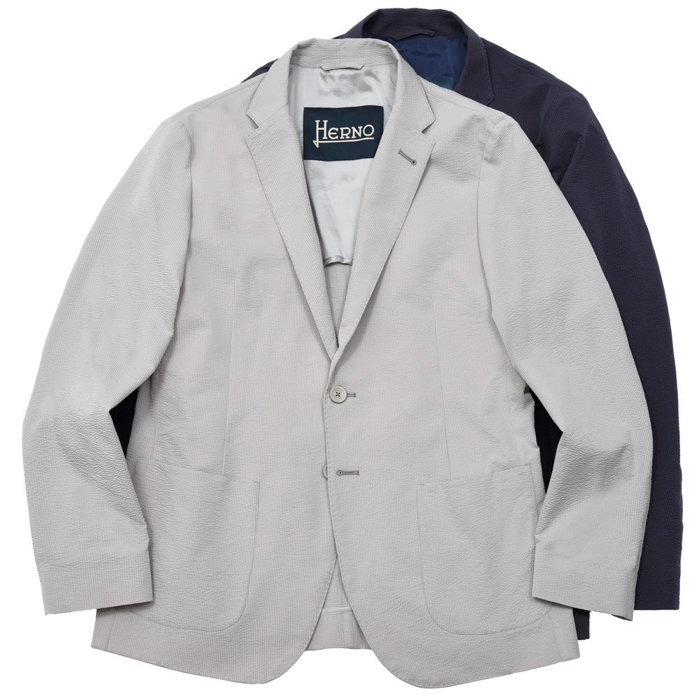 HERNO(ヘルノ) テックシアサッカー2Bジャケット GA000192U-12684 17061600132