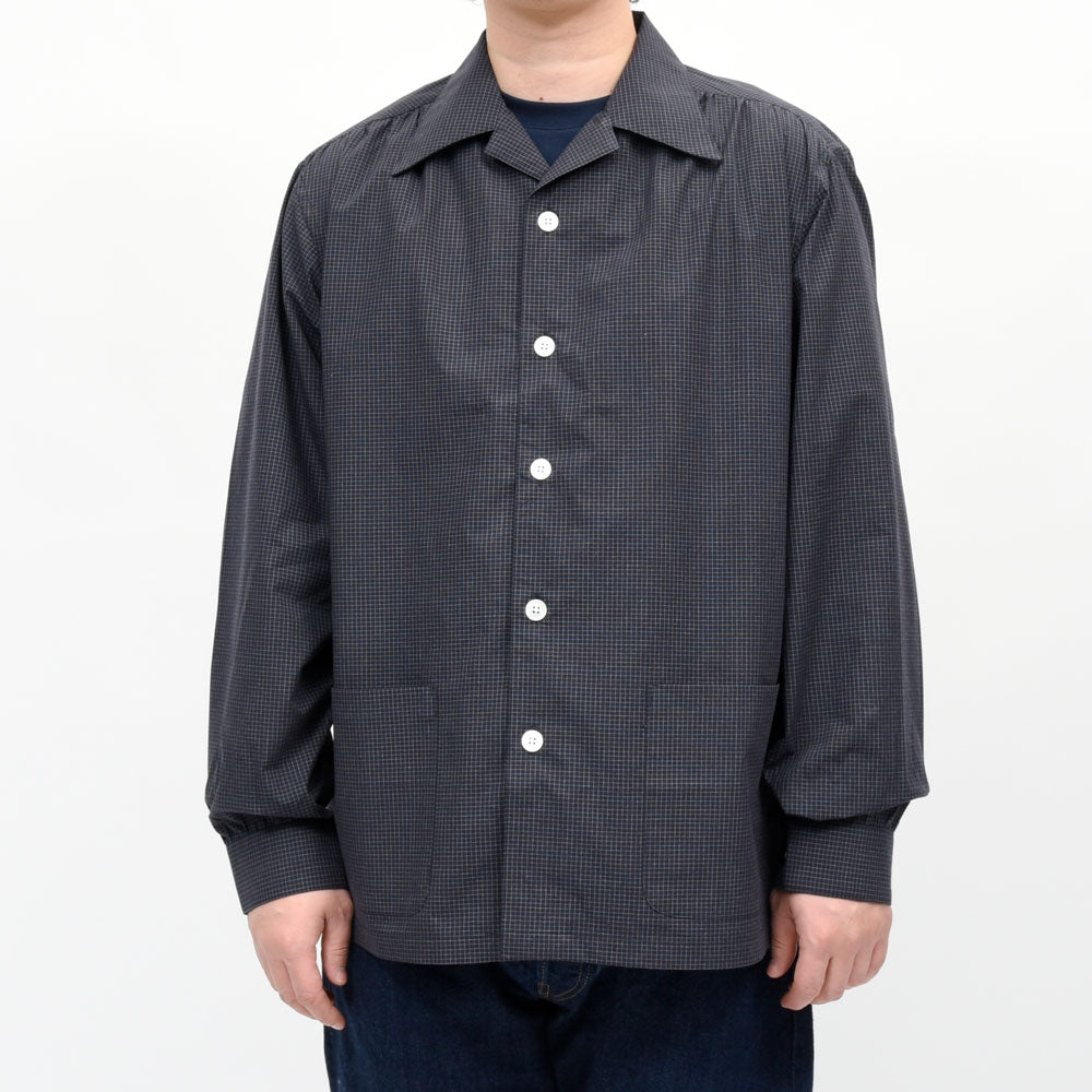 garoh(ガロウ) jacket07 コットングラフチェックチョアジャケット 17061801217