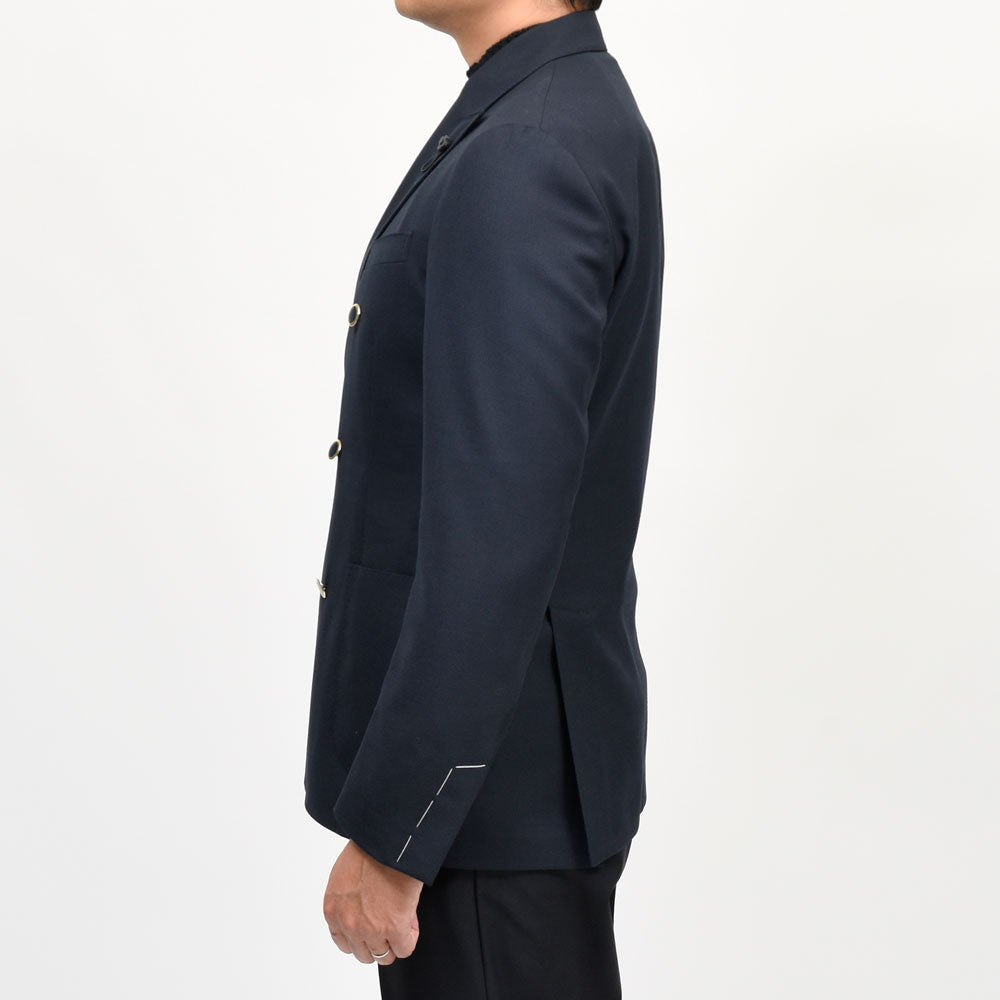 LARDINI(ラルディーニ) ROMAローマ テックウールホップサック6Bダブルジャケット(メタルボタン) A6203JQ4703 17062001109