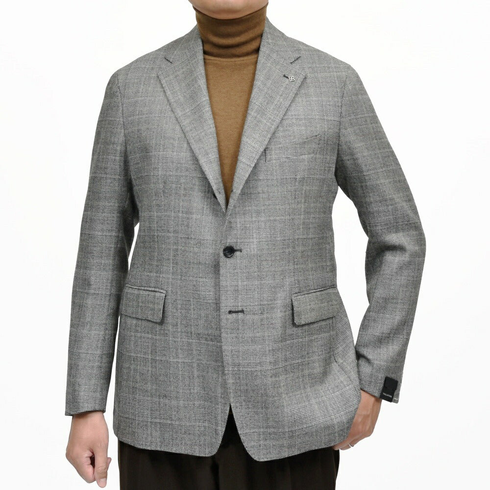 TAGLIATORE(タリアトーレ) NEWYORKニューヨーク ウールライトツィードグレンチェック3Bジャケット 1SNY13B/770211 17062025054