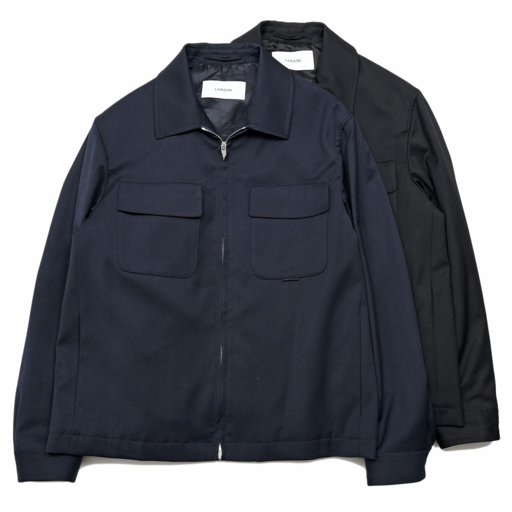 LARDINI(ラルディーニ)<br>BUNNY テックウールジップブルゾン 4BUNNY5704 17062400109