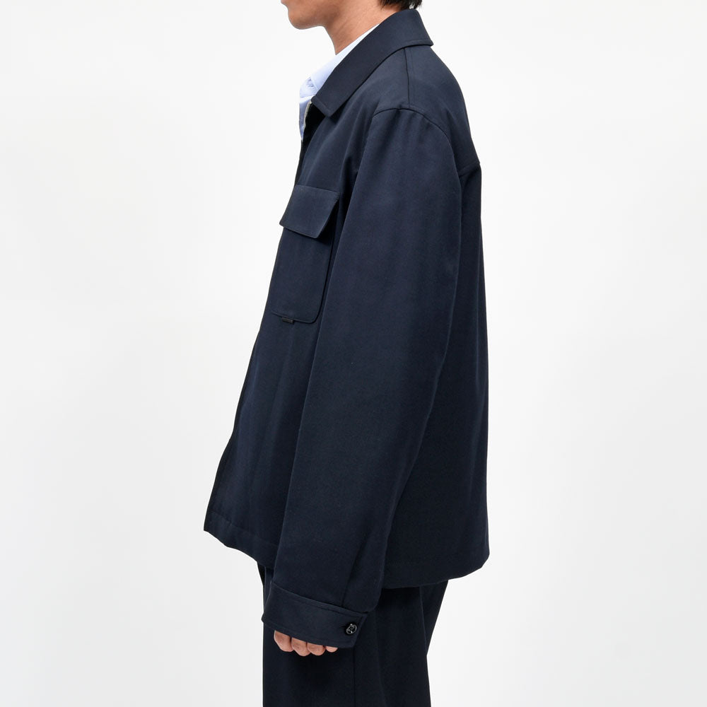 LARDINI(ラルディーニ)<br>BUNNY テックウールジップブルゾン 4BUNNY5704 17062400109