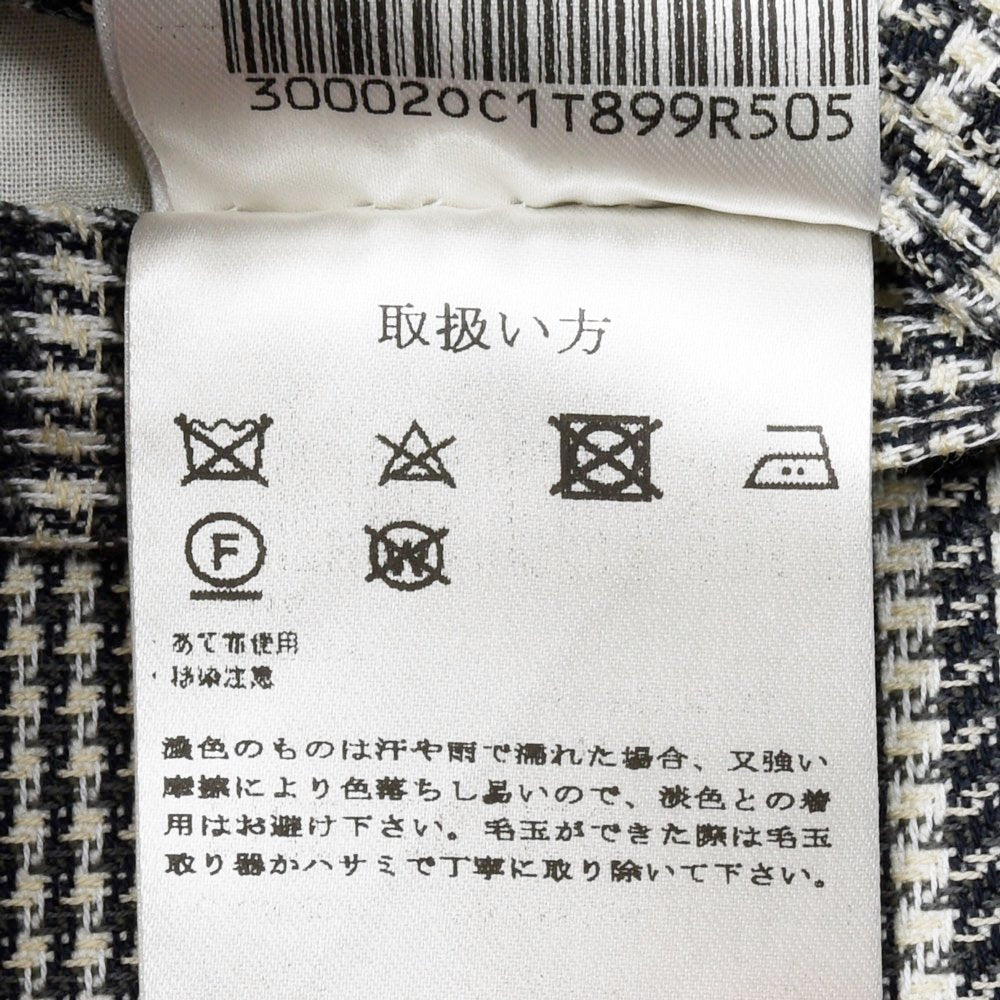 LARDINI(ラルディーニ) ROMAローマ コットンリネンライトツィードグレンチェック2Bジャケット 6116-A6202Q6506 17065002109