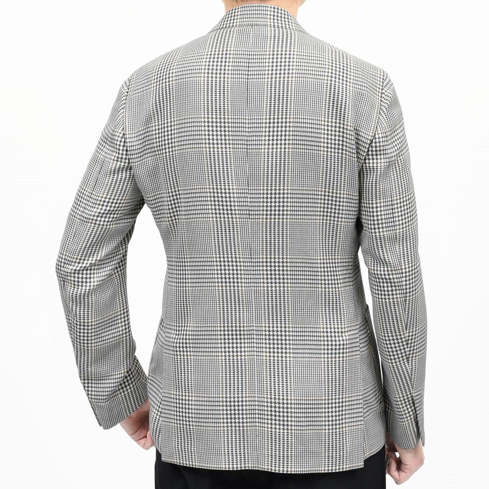 LARDINI(ラルディーニ) ROMAローマ コットンリネンライトツィードグレンチェック2Bジャケット 6116-A6202Q6506 17065002109