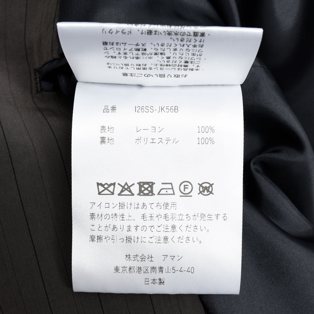 INSCRIRE(アンスクリア) ストライプオーバーサイズジャケット JK56B genderless 17065700039