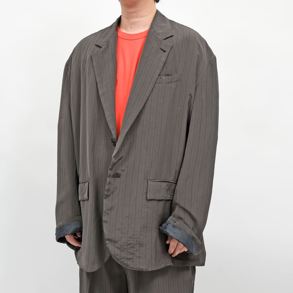 INSCRIRE(アンスクリア) ストライプオーバーサイズジャケット JK56B genderless 17065700039