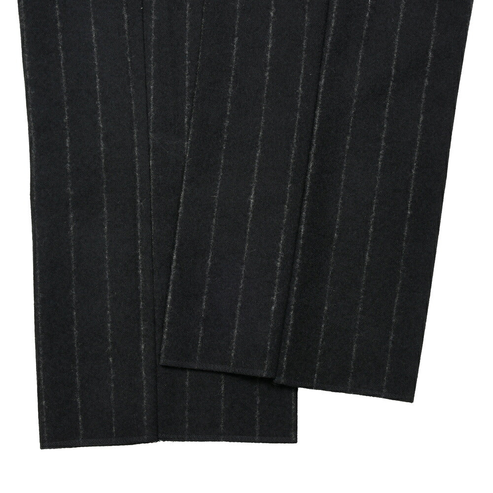 guji(グジ)ウールフランネルチョークストライプ3B1プリーツスーツ MADE BY RING JACKET / FOX BROTHERS - CBT5 17162208028