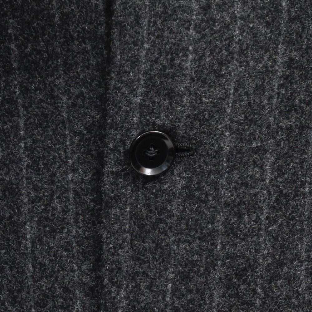 guji(グジ)ウールフランネルチョークストライプ3B1プリーツスーツ MADE BY RING JACKET / FOX BROTHERS - CBT5 17162208028