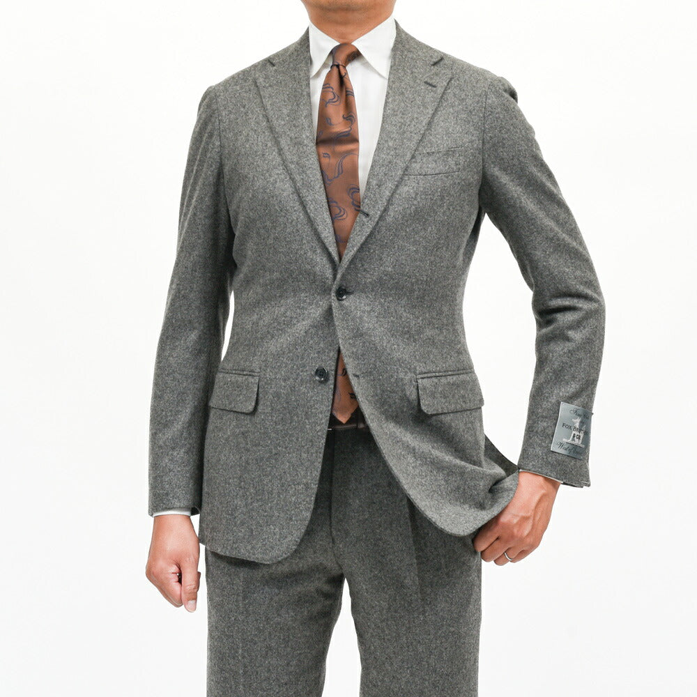 guji(グジ)ウールフランネル3B1プリーツスーツ MADE BY RING JACKET / FOX BROTHERS - CBT5 17162210028
