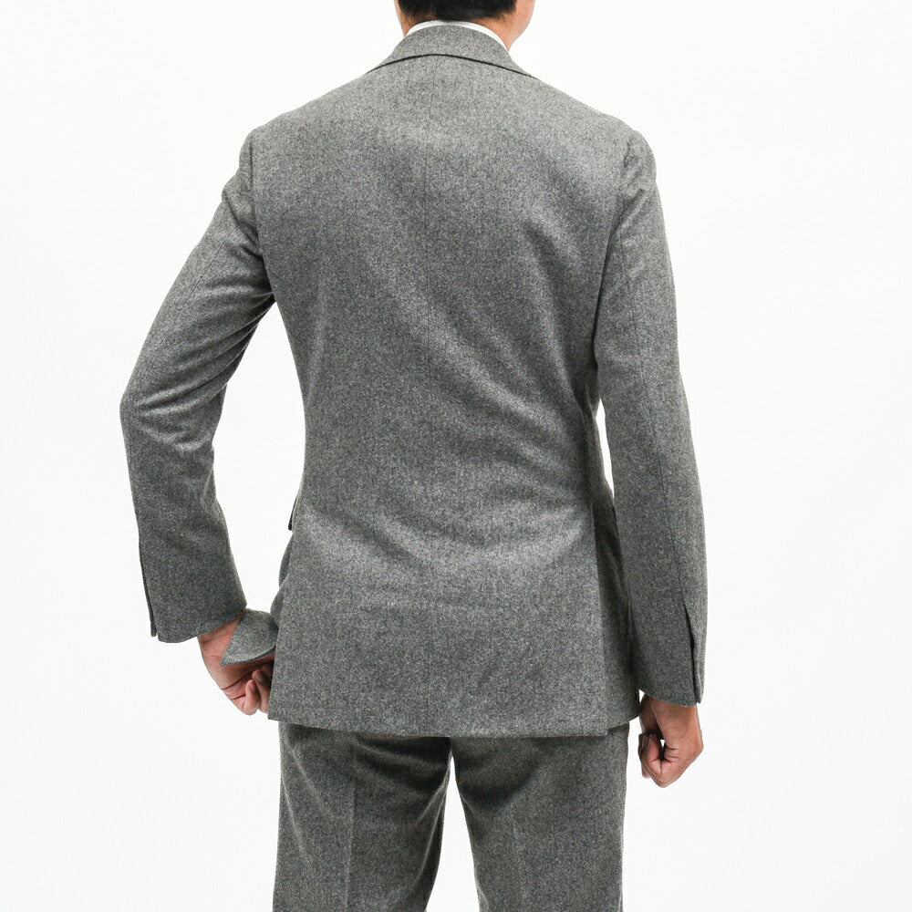 guji(グジ)ウールフランネル3B1プリーツスーツ MADE BY RING JACKET / FOX BROTHERS - CBT5 17162210028