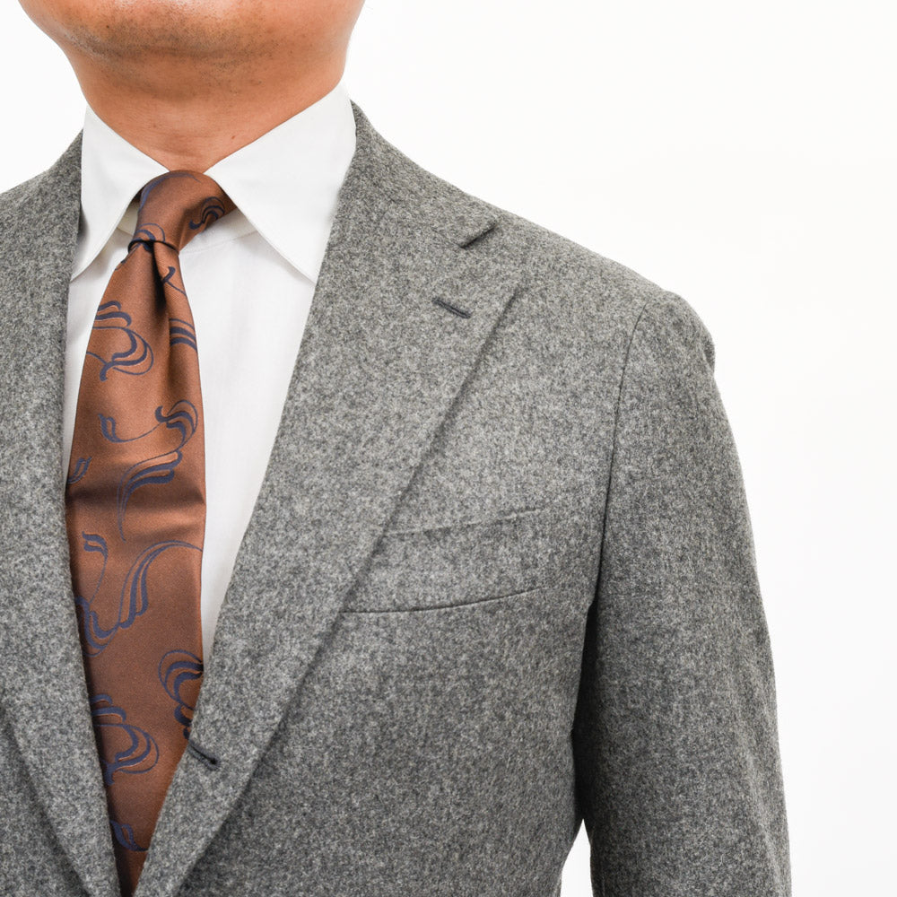 guji(グジ)ウールフランネル3B1プリーツスーツ MADE BY RING JACKET / FOX BROTHERS - CBT5 17162210028