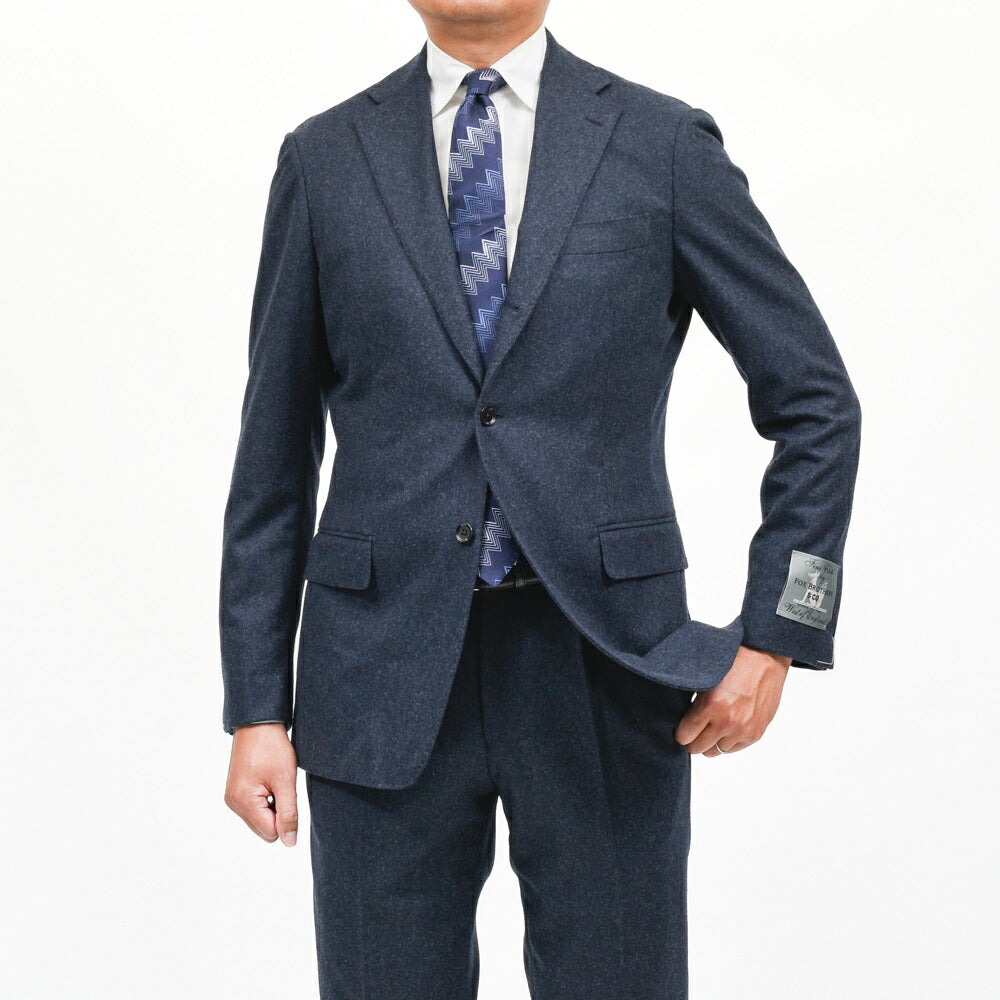 guji(グジ)ウールフランネル3B1プリーツスーツ MADE BY RING JACKET / FOX BROTHERS - CBT5 17162210028